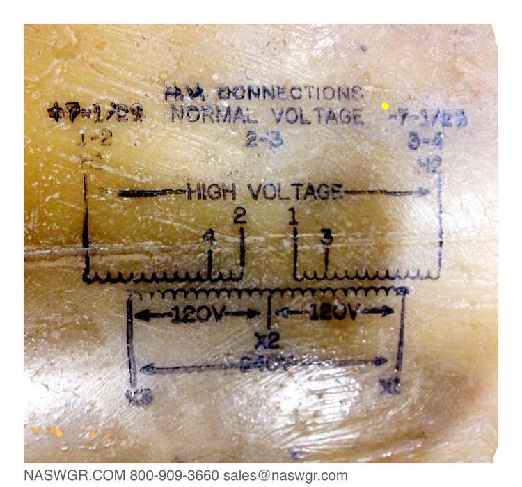 GE 9T11Y8000-G3 / 9T28Y5420 Control Power Transformers