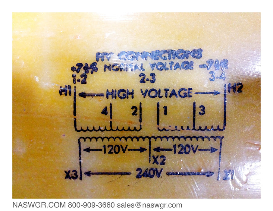 GE 9T11Y8000-G3 / 9T28Y5420 Control Power Transformers