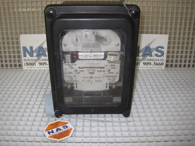 GE Polyphase Watt Meter, PN: 706X65G908