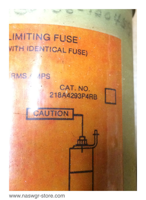 218A4293P4RB ~ 55A212942P4RB ~ GE 218A4293P4RB / 55A212942P4RB Current Limiting Fuse