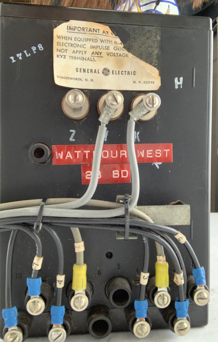 General Electric 706X65G324 Kilowatthours Meter