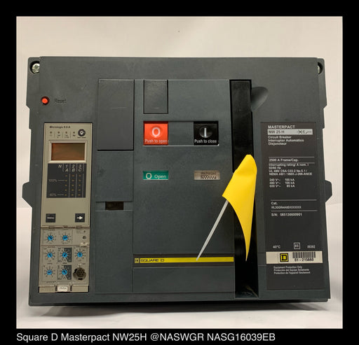Square D MasterPact NW25H Circuit Breaker (M/O,D/O) - 2500 Amp