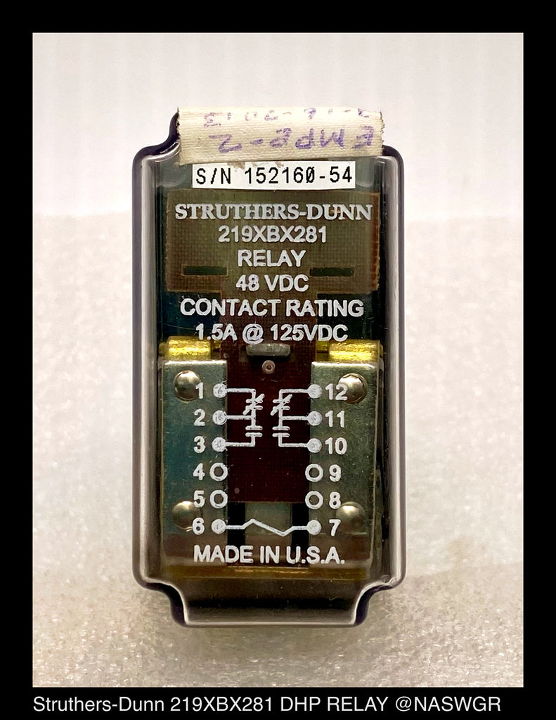 Struthers-Dunn 219XBX281 DHP Relay 48VDC - Unused Surplus