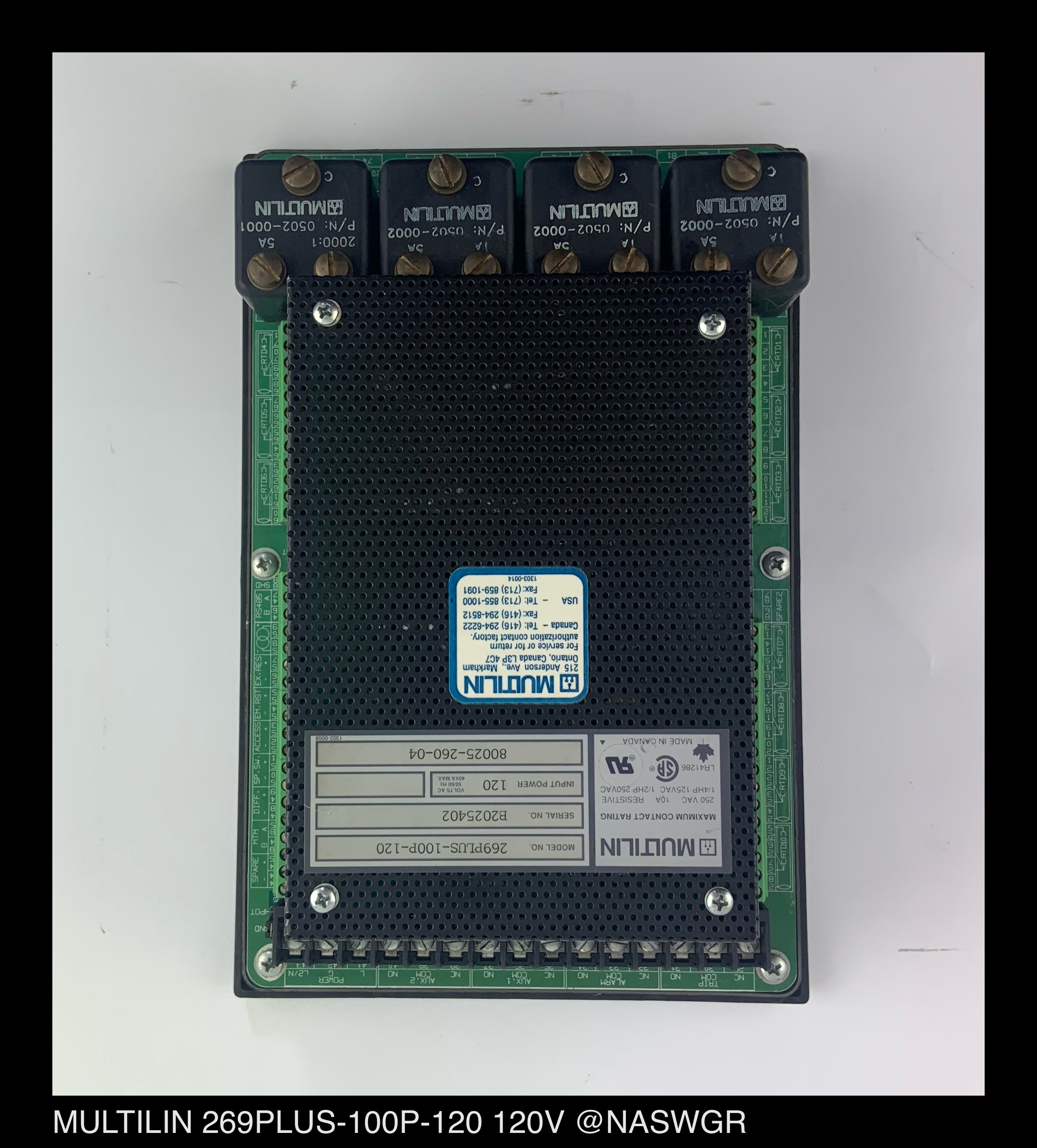 General Electric Multilin 269PLUS-100P-120 Motor Management Relay ...