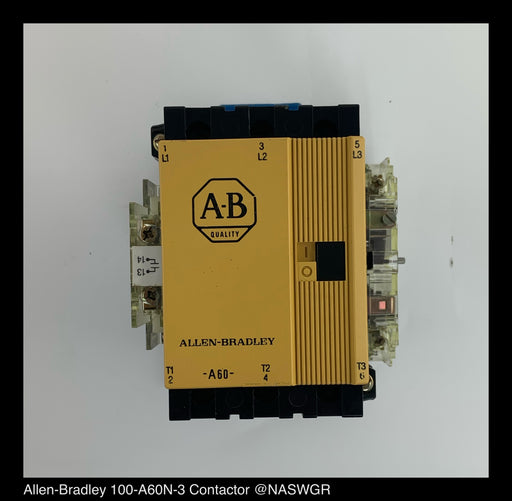 Allen-Bradley 100-A60N-3 Contactor ~ 60 Amp