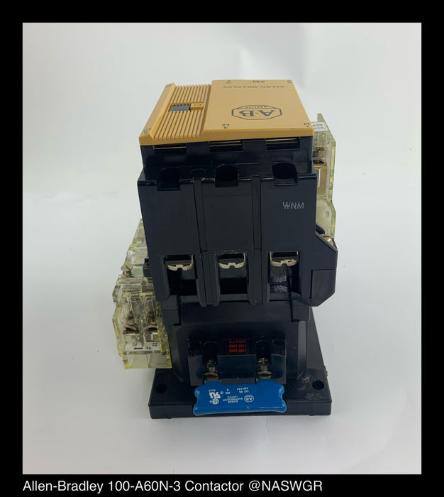 Allen-Bradley 100-A60N-3 Contactor ~ 60 Amp