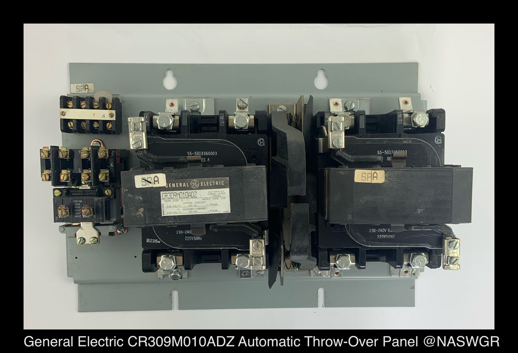 General Electric CR309M010ADZ Automatic Throw-Over Panel - 100 Amp