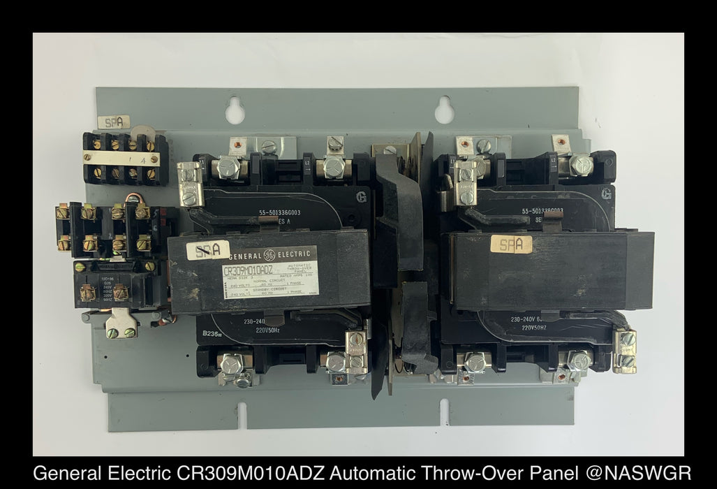 General Electric CR309M010ADZ Automatic Throw-Over Panel - 100 Amp