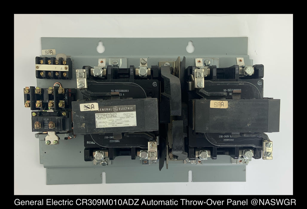 General Electric CR309M010ADZ Automatic Throw-Over Panel ~ 100 Amp