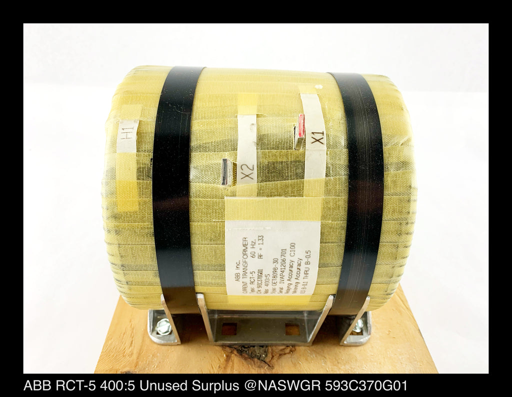 ABB RCT-5, 593C370G01 Current Transformer - 400:5 - Unused — North ...