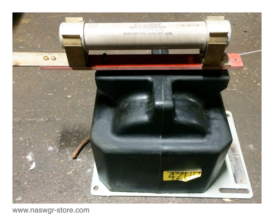 7525A73G02 , Westinghouse 7525A73G02 VIZ-11 Voltage Transformer out of VCP-W, Ratio 35:1 , 60 Hz. , Primary Volts 4200/7280GY , 7525A73G02