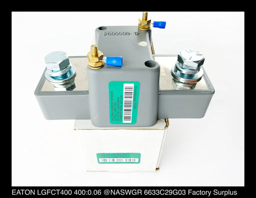 Eaton LGFCT400 Neutral Current Sensor - 400:0.06 - Unused