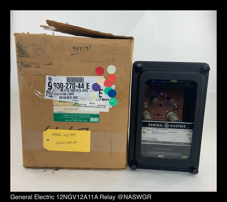 GE 12NGV12A11A Undervoltage Relay - 120vAC - Unused Surplus