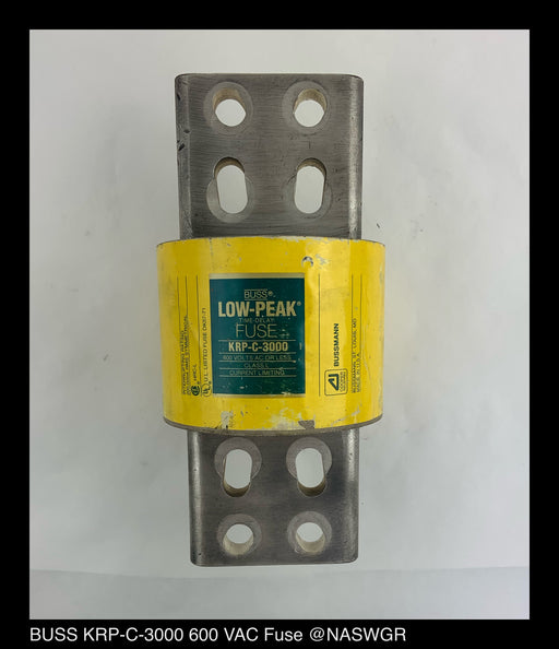 BUSS KRP-C-3000 Time-Delay Fuse ~ 600 V