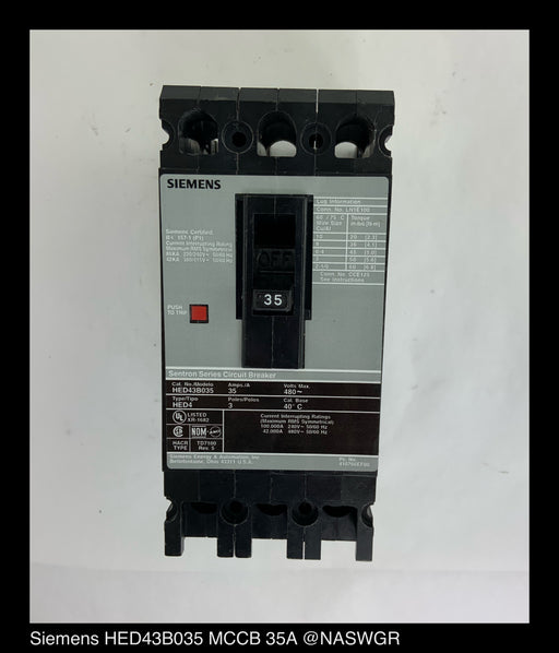 Siemens HED43B035 Molded Case Circuit Breaker ~ 35 Amp