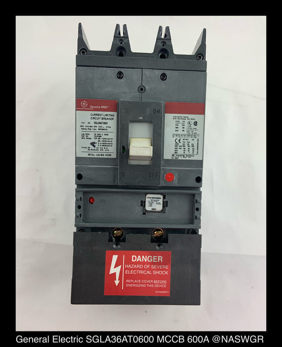General Electric SGLA36AT0600 Molded Case Circuit Breaker - 400 Amp