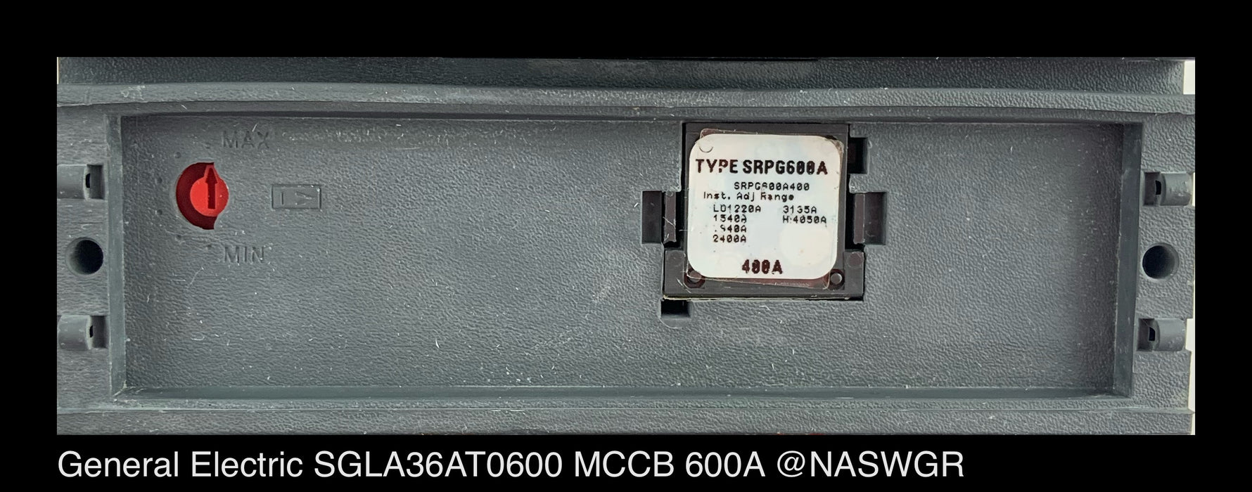 General Electric SGLA36AT0600 Molded Case Circuit Breaker - 400 Amp