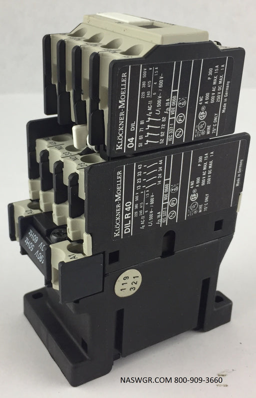 DIL R40/04 ~ Klockner Moeller DIL R40/04 Relay