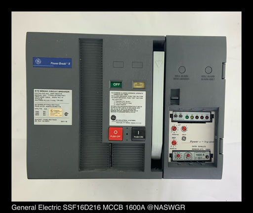 General Electric PowerBreak II SSF16D216 Breaker (M/O,B/I) - 1600 Amp