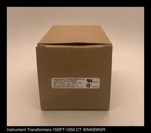 Instrument Transformers 15SFT-1250 Current Transformer ~ 125:5 ~ Unused Surplus