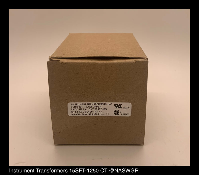 Instrument Transformers 15SFT-1250 Current Transformer - 125:5 - Unused Surplus
