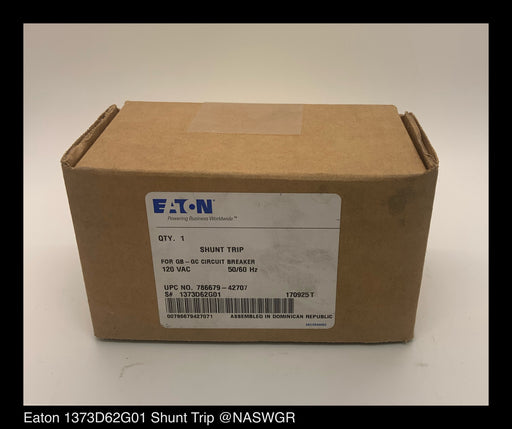 Eaton 1373D62G01 Shunt Trip ~ 120 VAC ~ Unused Surplus