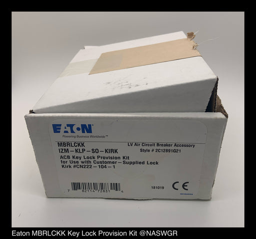 Eaton Magnum MBRLCKK Kirk Key Interlock Kit - Unused Surplus 2C12891G21