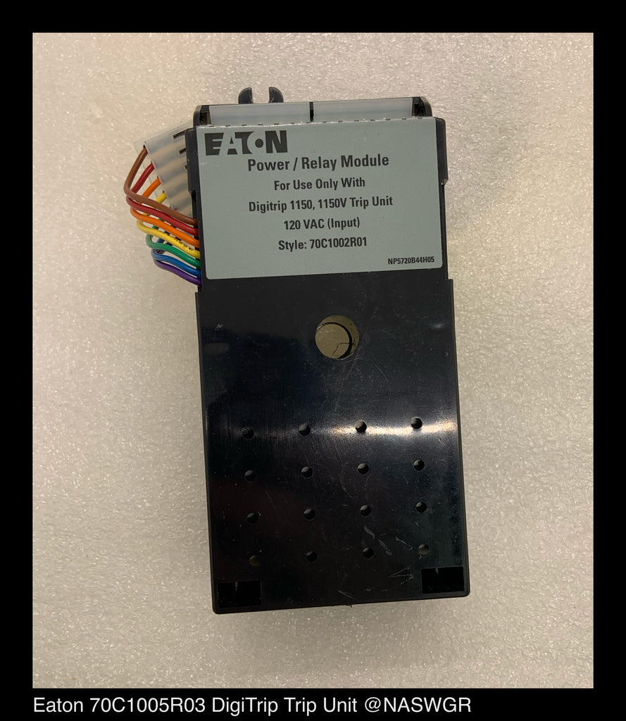 Eaton Digitrip 70C1002R01 Power Relay Module - 120vAC — North American ...