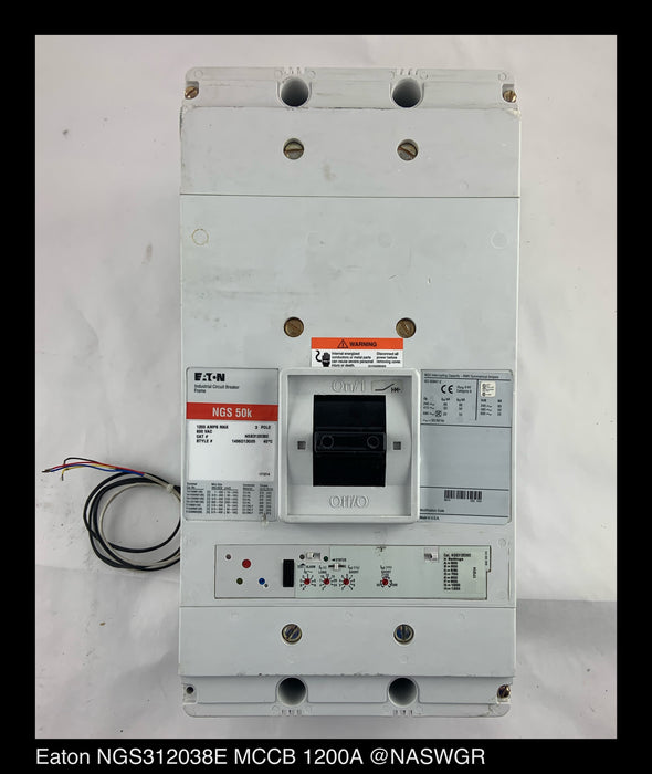 Eaton NGS312038E Molded Case Circuit Breaker ~ 1200 Amp