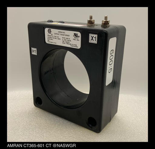Amran CT365-601 Current Transformer - 600:5 Amp - Unused