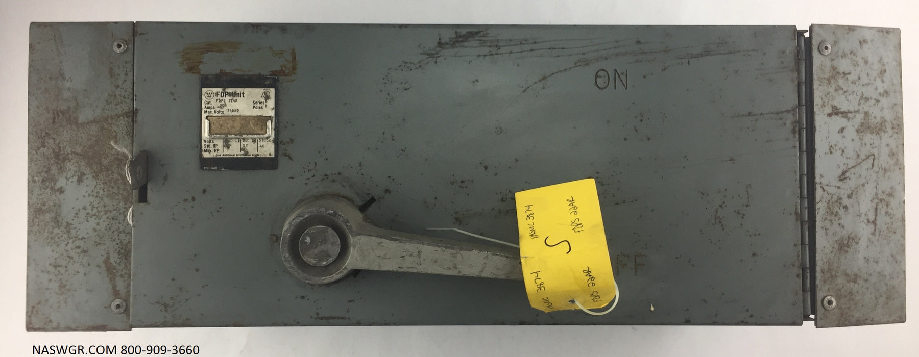 Westinghouse FDPS 22AR Fusible Switch ~ 200 Amp