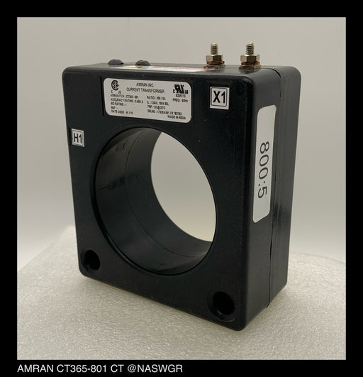 Amran CT365-801 Current Transformer - 800:5 Amp - Unused