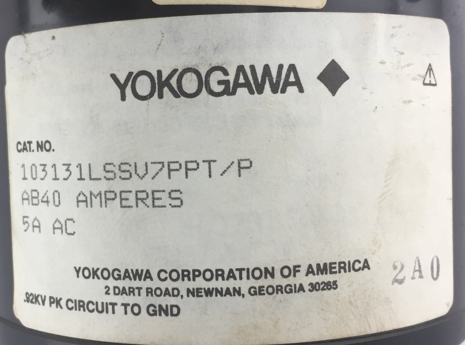 Yokogawa 103131LSSV7PPT/P Meter