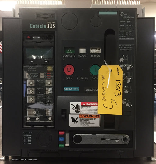 Siemens WL WLN2A308 Circuit Breaker (M/O,D/O) - 400 Amp