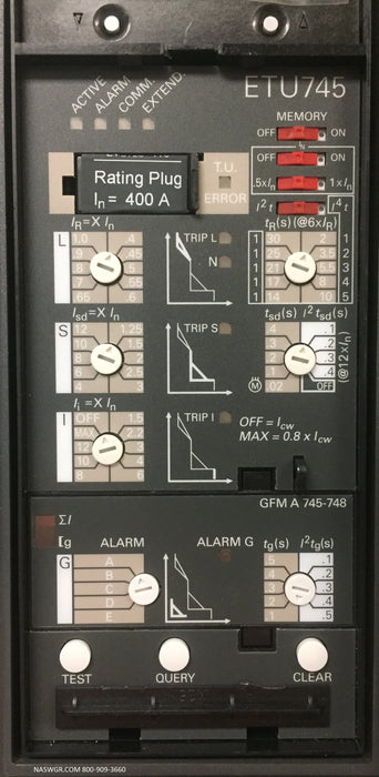 Siemens WLN2A308 / N2A308GFFXXXFXN Circuit Breaker ~ 800  Amp