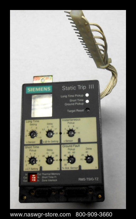 Siemens Static Trip III RMS-TSIG-TZ Programmer