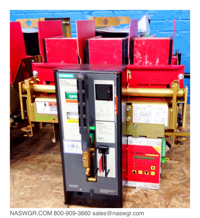 RL-2000 , SIEMENS RL-2000 Circuit Breaker , RLAS2MAJXXA068 , 2000 amp RL circuit breaker , MO/DO Class A Reconditoned with URC AC Pro