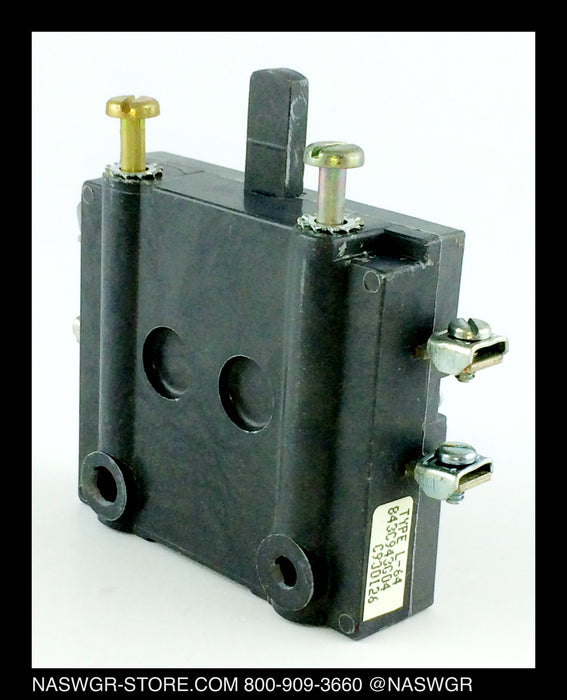 843D943G04 ~ Westinghouse 843D943G04 ~ Westinghouse Type L64 Auxiliary Contacts