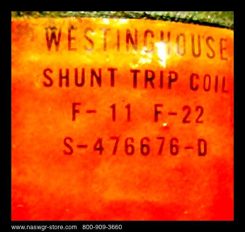 476676D ~ Westinghouse  476676D Shunt Trip Coil for 50DH250E / 50DH500E
