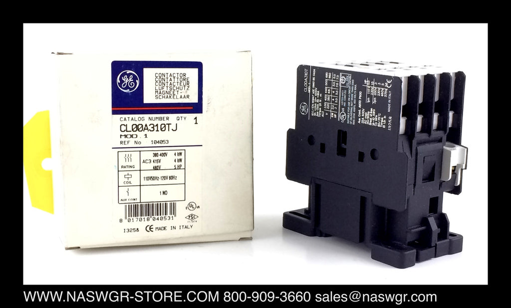 CL00A310T ~ GE CL00A310T Motor Starter Contactor ~ CL00 10E ~ A600 P600