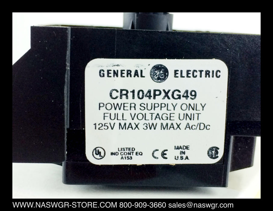 CR104PXG49 ~ GE CR104PXG49 Full Voltage Socket With Lamp ~ Unused Surplus