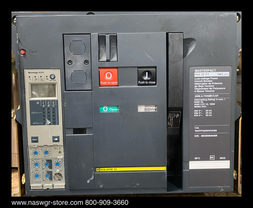 Square D MasterPact NW20H1 Circuit Breaker ~ 2000 Amp