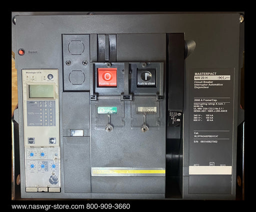 Square D MasterPact NW20H Circuit Breaker ~ 2000 Amp