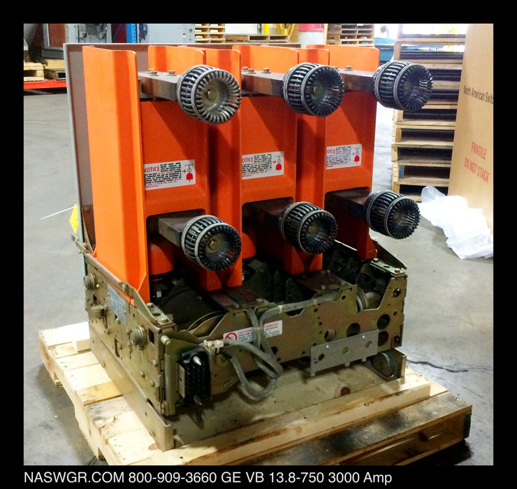 VB 13.8-750-3 ~ GE VB 13.8-750-3 Circuit Breaker 3000 Amp ~ ML-17