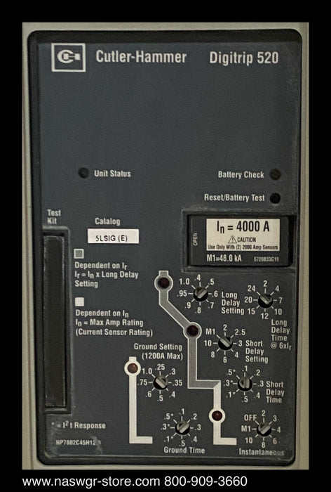 Eaton Magnum DS MDS840 Circuit Breaker (E/O,D/O) - 4000 Amp