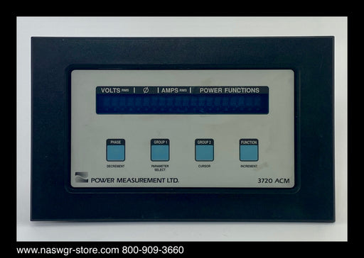 Power Measurement LTD. 3720 ACM ~ 24DC w/ Comms