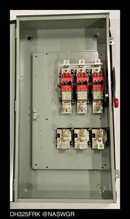 Eaton DH325FRK Heavy Duty Safety Switch - 400 Amp - Unused