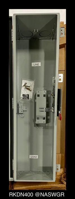 Eaton RKDN400 Circuit Breaker Enclosure - 400 Amp - Unused