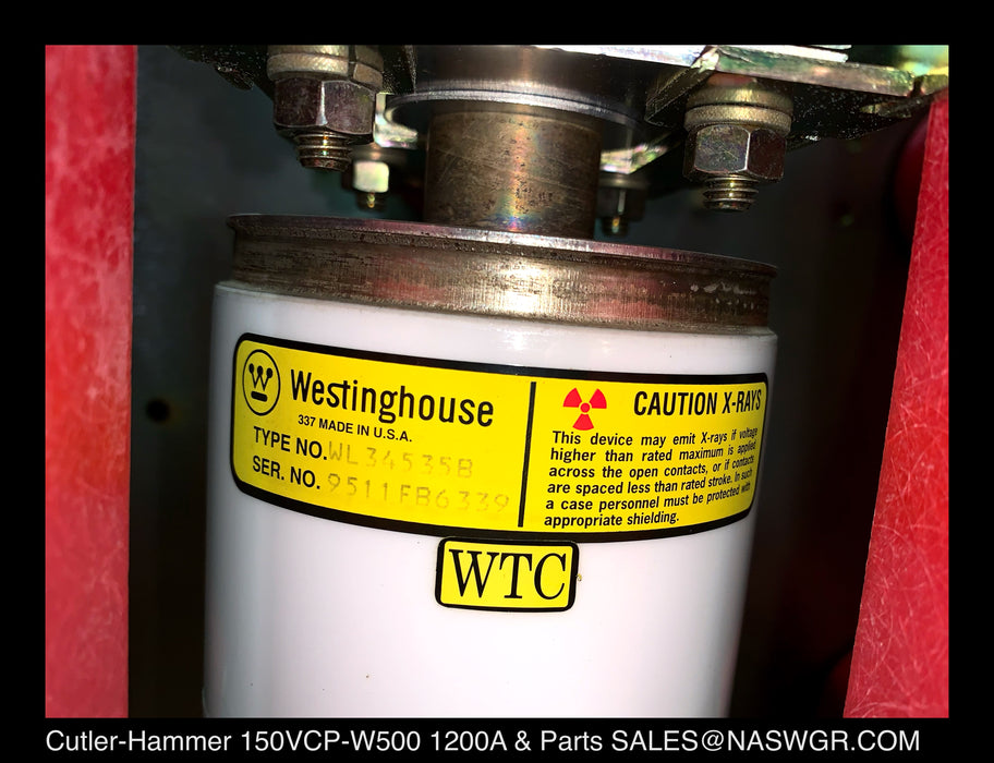 Westinghouse 150VCP-W500 Circuit Breaker 1200 amp