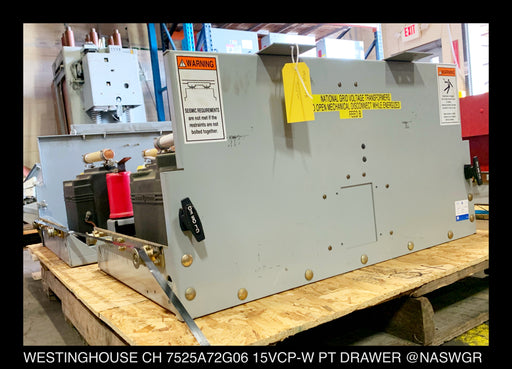 Westinghouse VCP-W PT / VT Drawer with GE JVM-5 7525A72G06